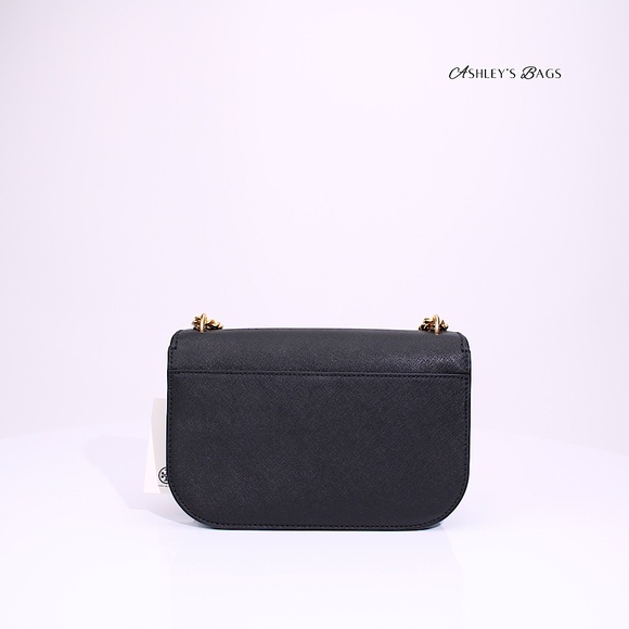 Tory Burch Emerson East West Flap Shoulder Bag Crossbody & Card Holder In Black - Picture 6 of 15